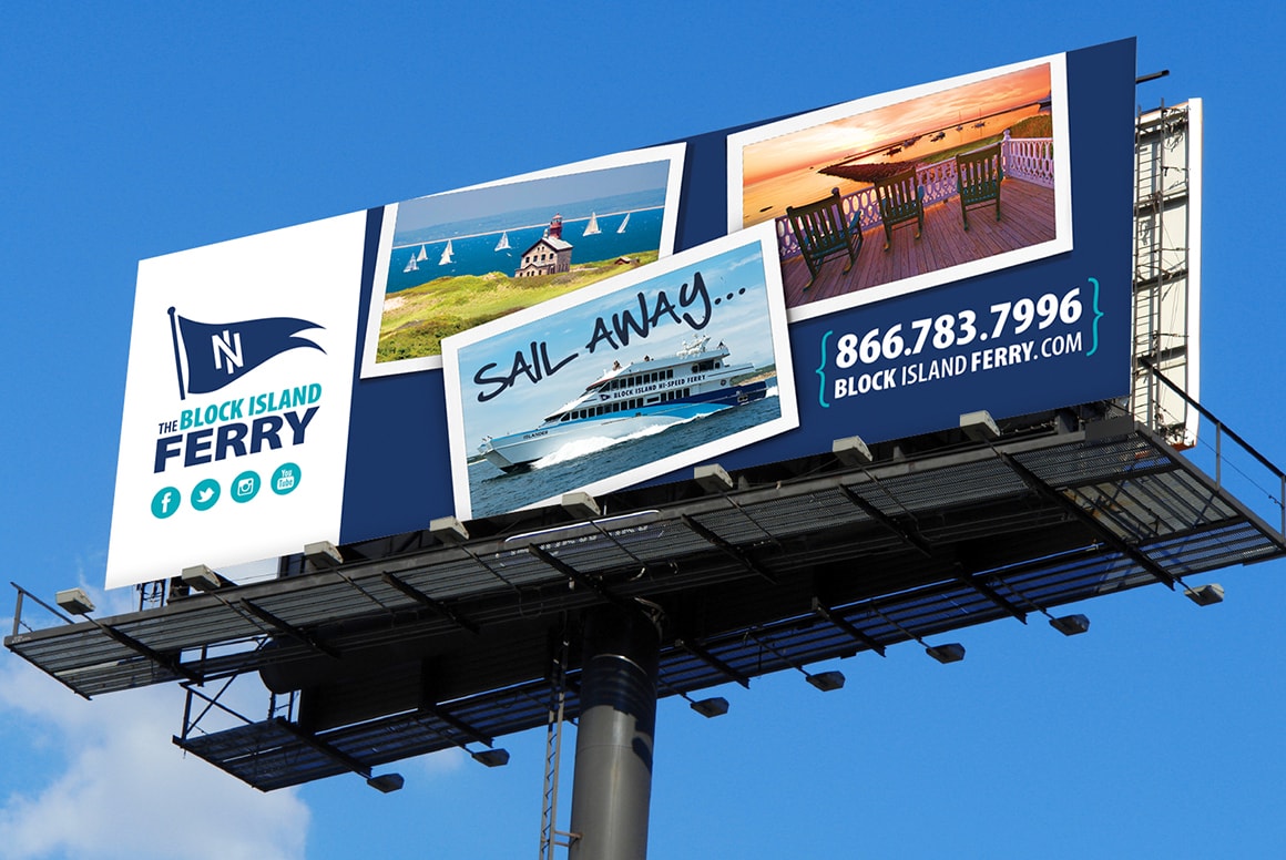 Block Island Ferry - Billboard Advertising
