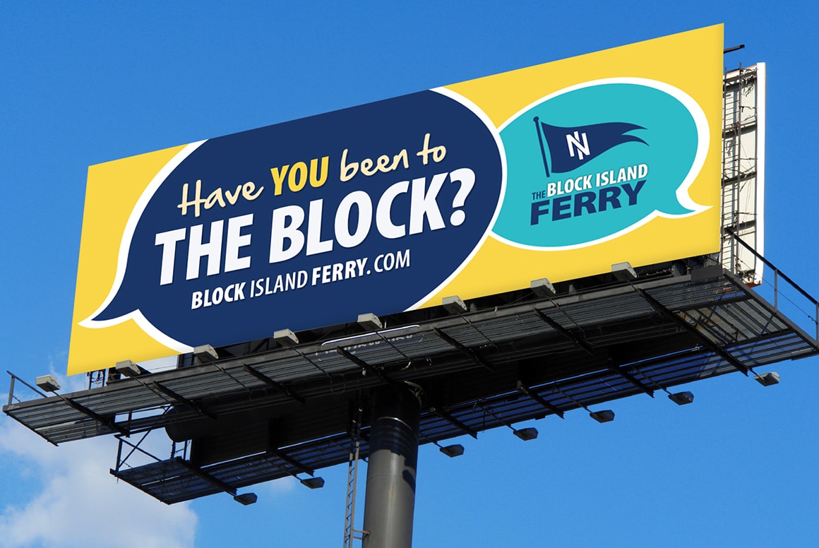 Block Island Ferry - Billboard Advertising
