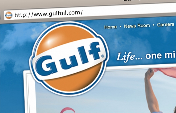 Gulf Oil - Website Design